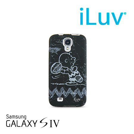 ESTUCHE ILUV P/GALAXY S4 SNOOPY HARDSHELL CASE BLACK (PN SS4SNOOBK)